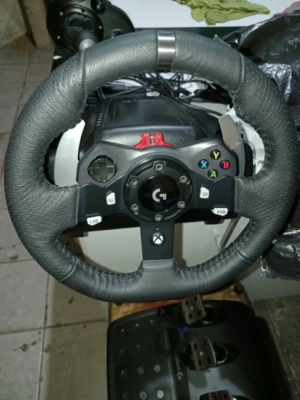 volante com câmbio logitech G920   - Foto 5