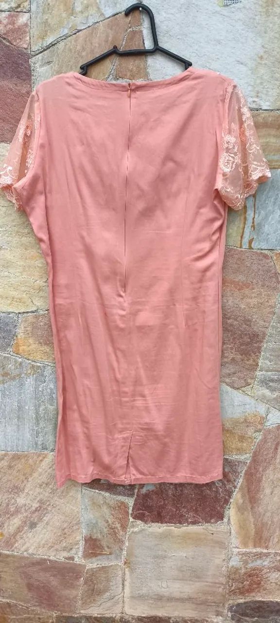 Vestido cor goiaba - Foto 2