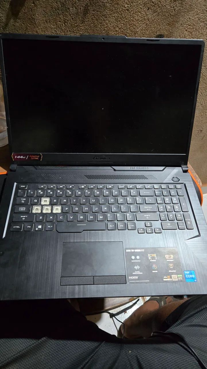 Asus tuf gaming f17,  com defeito 