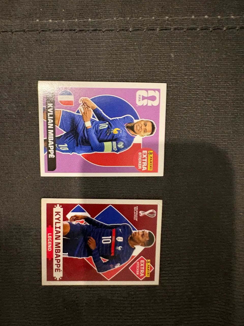 figurinha legend mbappe 2026 e 2022