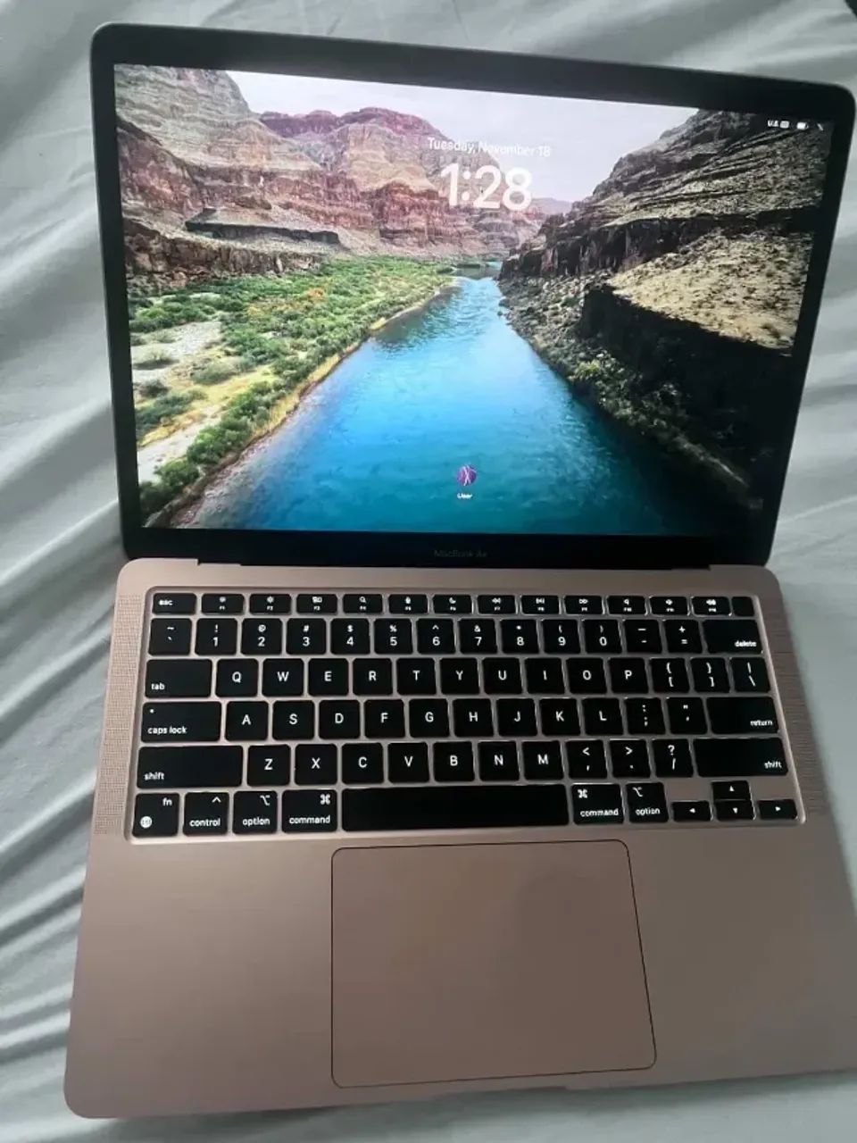 MacBook Air M1 Gold Rosé - Impecável, sem marcas - Foto 2