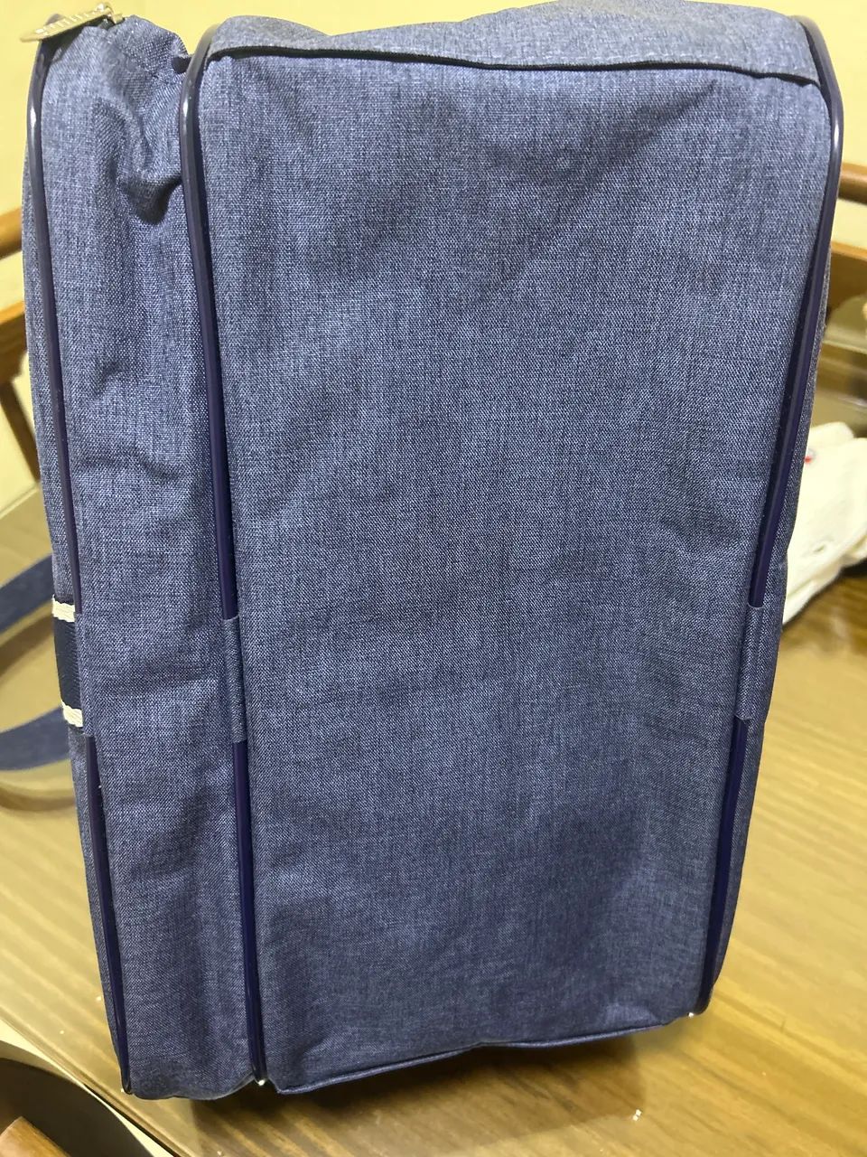 Bolsa maternidade de linho está novinha  - Foto 5