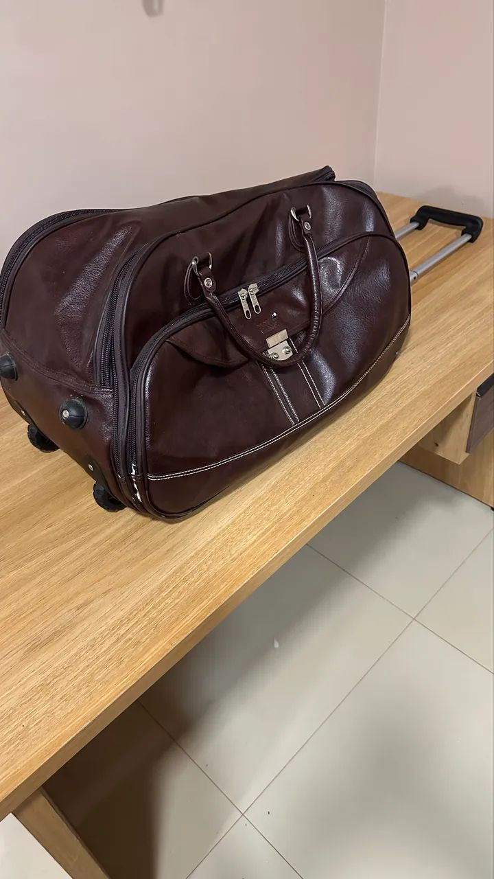 Bolsa Original da Mont Blonc Marrom - Foto 3