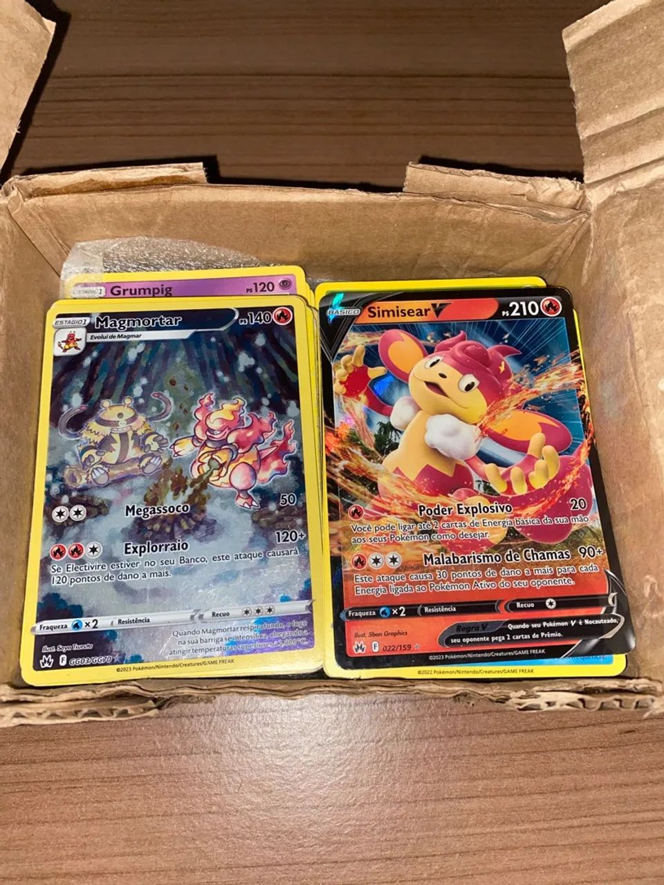 Lote Pokémon carts 