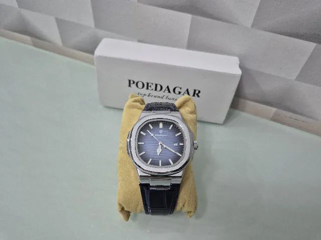 Relógio de pulso Poedagar 613 Silver Blue - Foto 2
