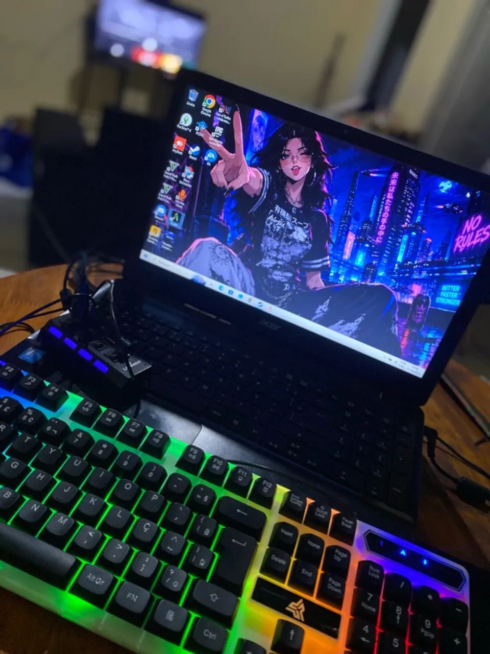 VENDO NOTEBOOK ACER ASPIRE E5-571 + KIT GAMER!  - Foto 2