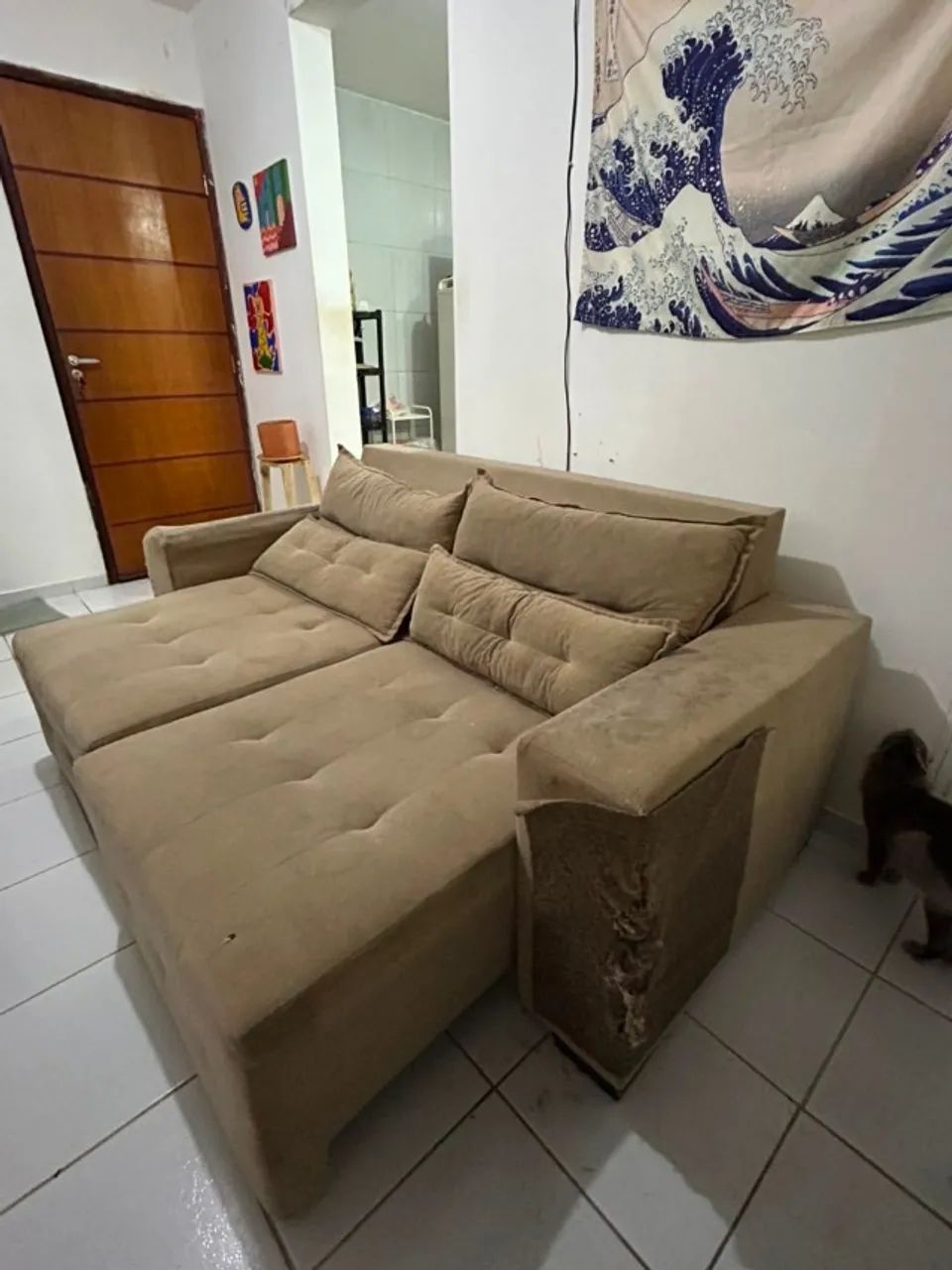 Sofá para 3 ou 4 pessoas - Foto 4
