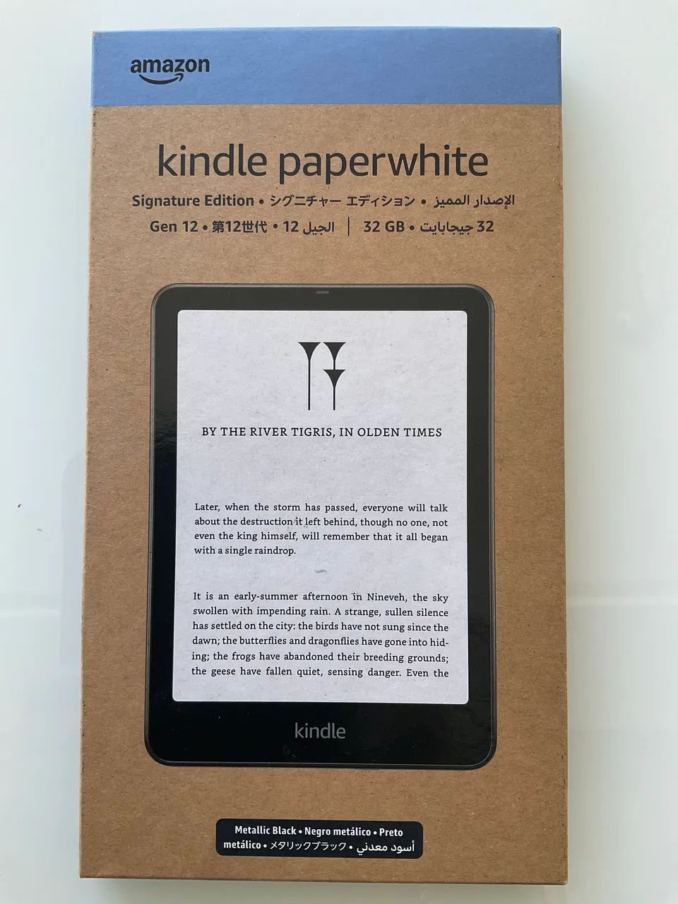 Vendo KINDLE PAPERWHITE SIGNATURE EDITION GEN 12- 32GB - preto