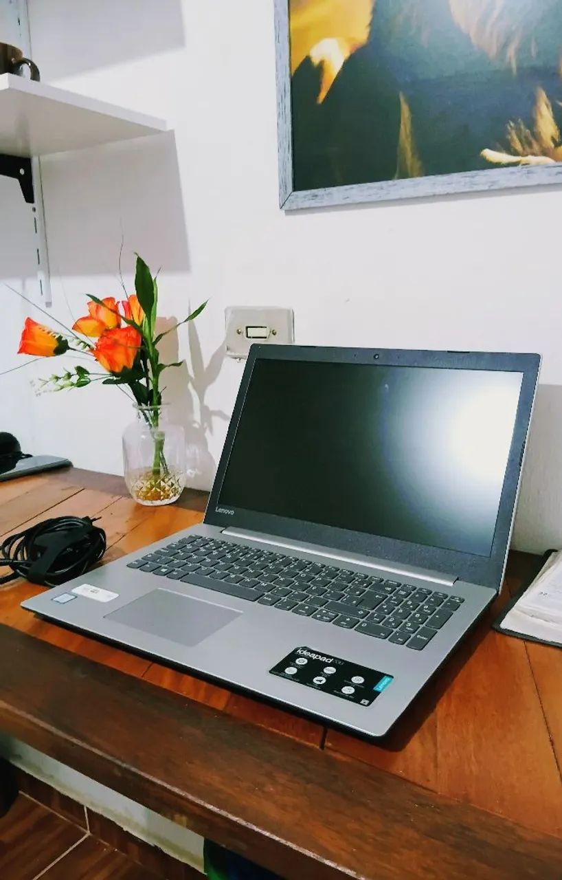 VENDO NOTEBOOK Lenovo Ideapad 330 usado com processador Intel Core i3-7020U