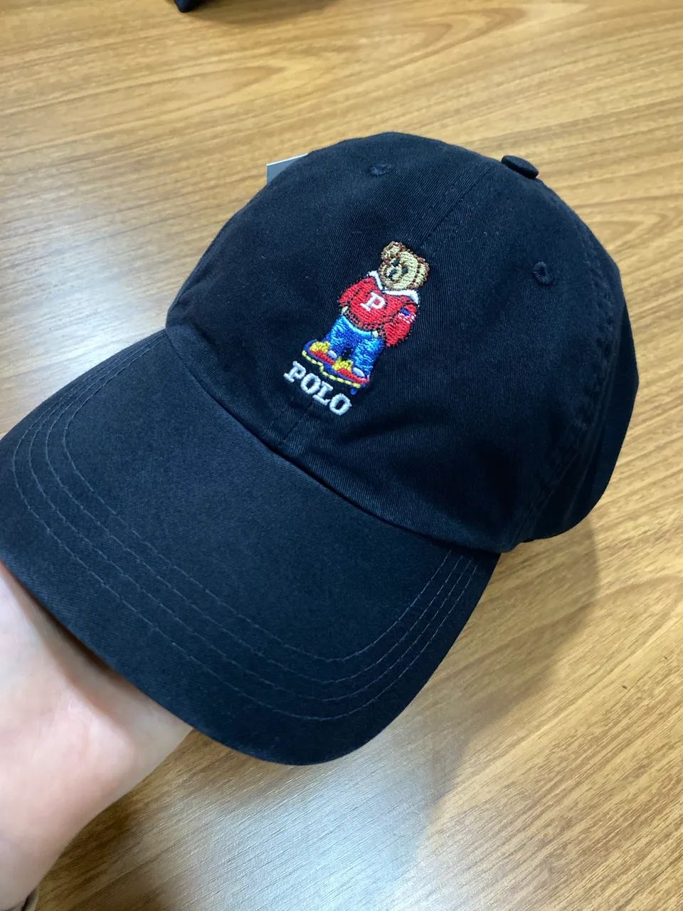 Boné Polo bordado - Preto  - Foto 2