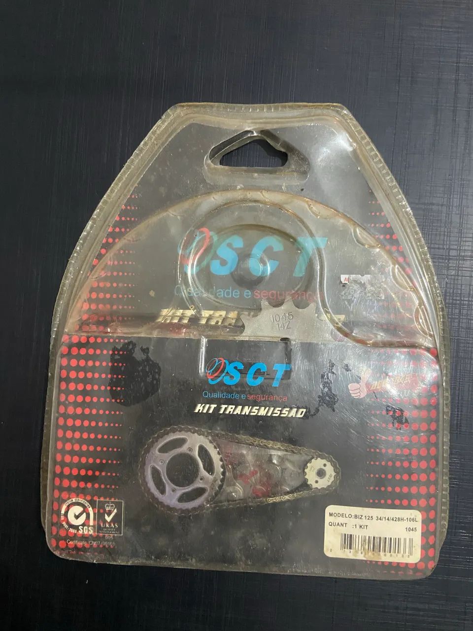 Kit transmissão Biz 125 