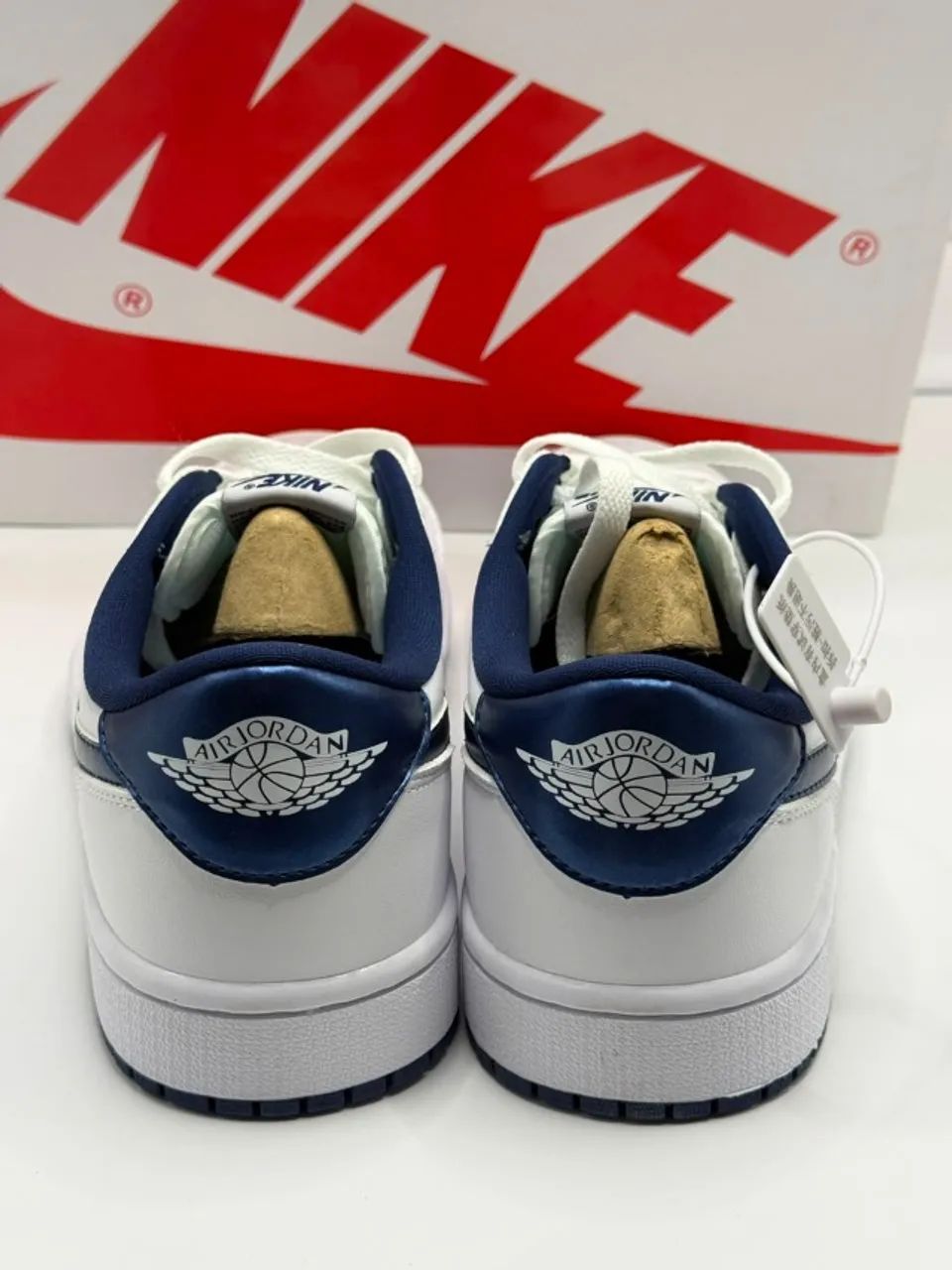 Air jordan 1 Low tam 40 branco - Foto 5