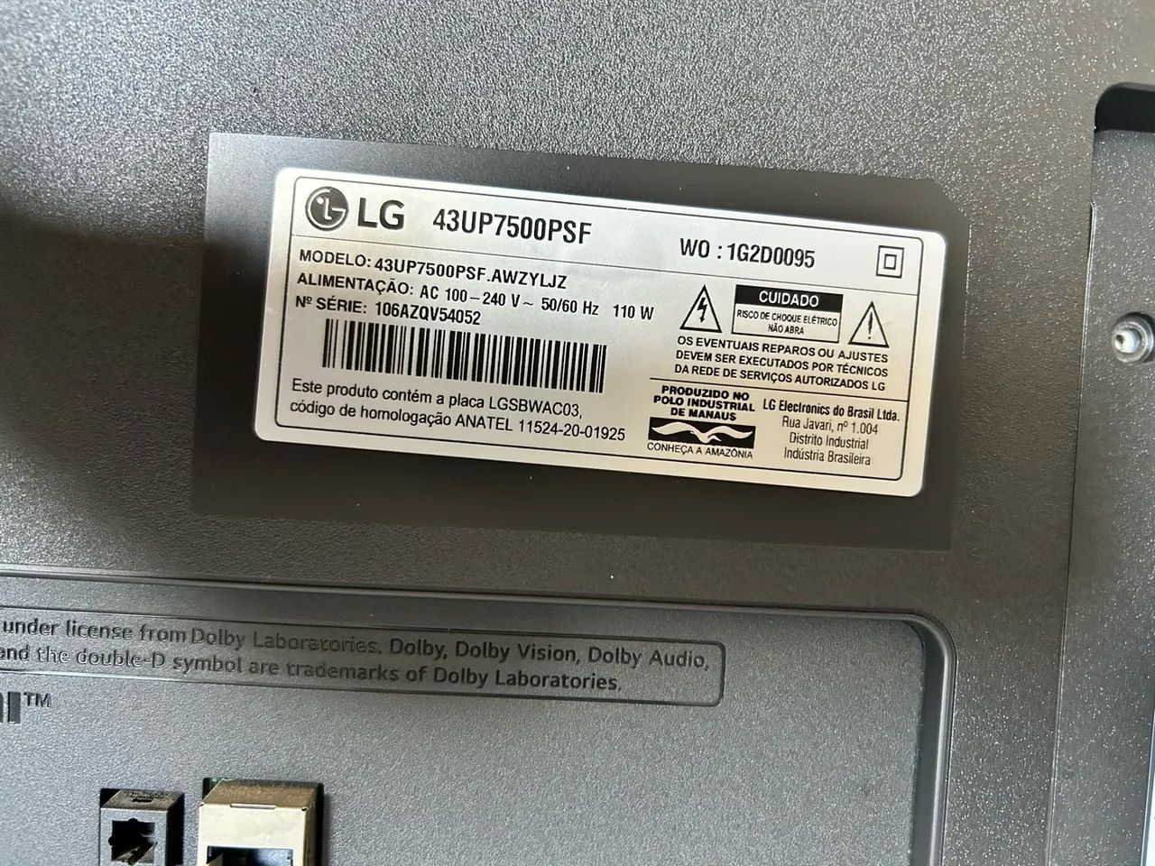 TV LG - Retirada de peças  - Foto 2