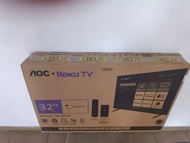 Smart TV AOC 32 Polegadas NOVA NA CAIXA - Foto 2