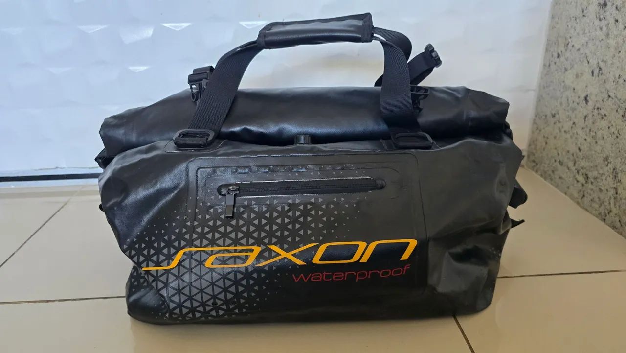 Bolsa/Mala 40L SAXON aprova d'água impermeável  - Foto 2
