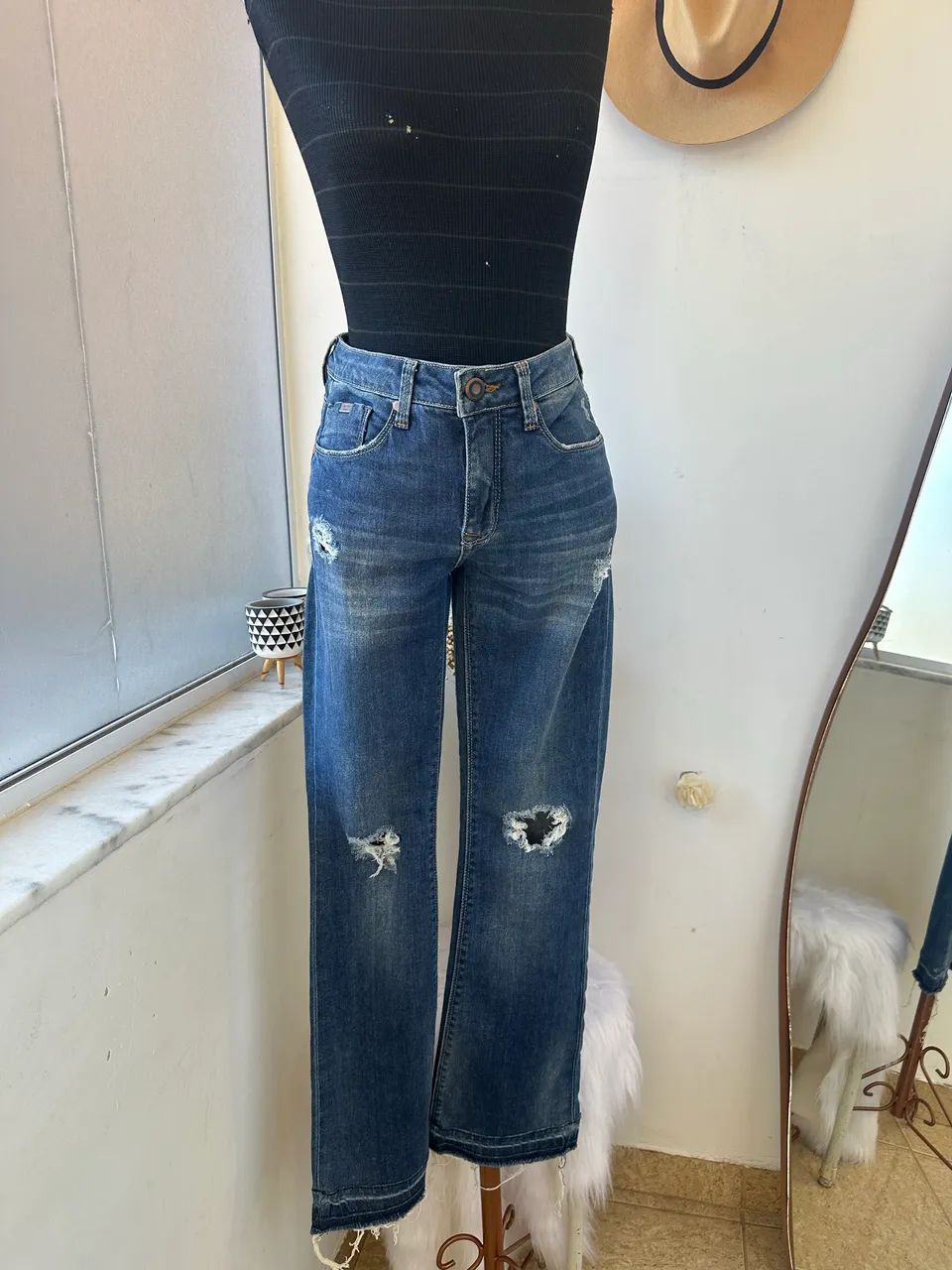 Calça jeans Calvin Klein tam 36