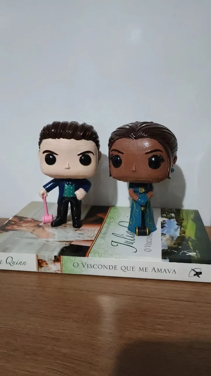 Casal Kate e Anthony Bridgerton impressão 3D (verificar descrição)