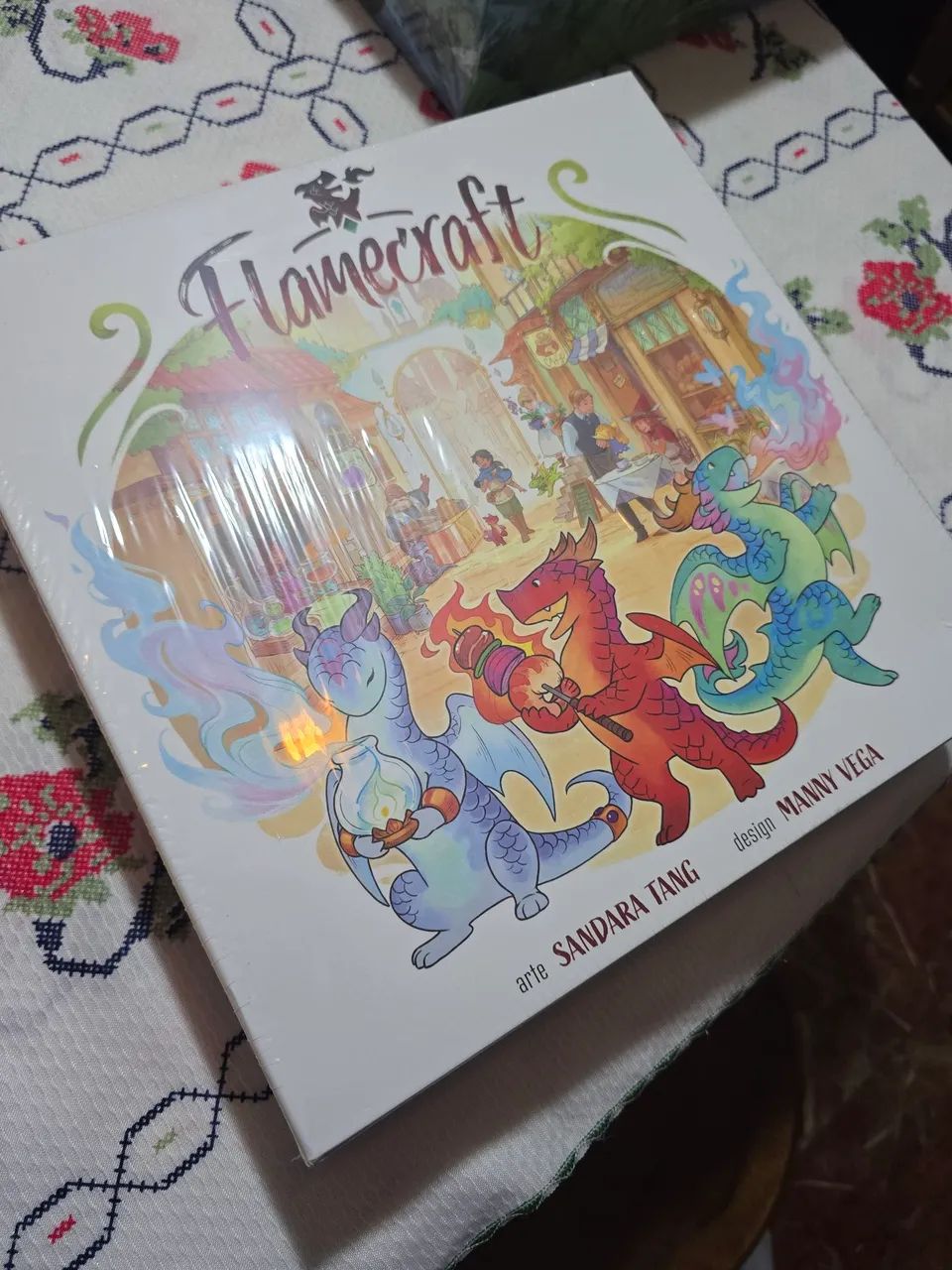 Flamecraft jogo tabuleiro boardgame