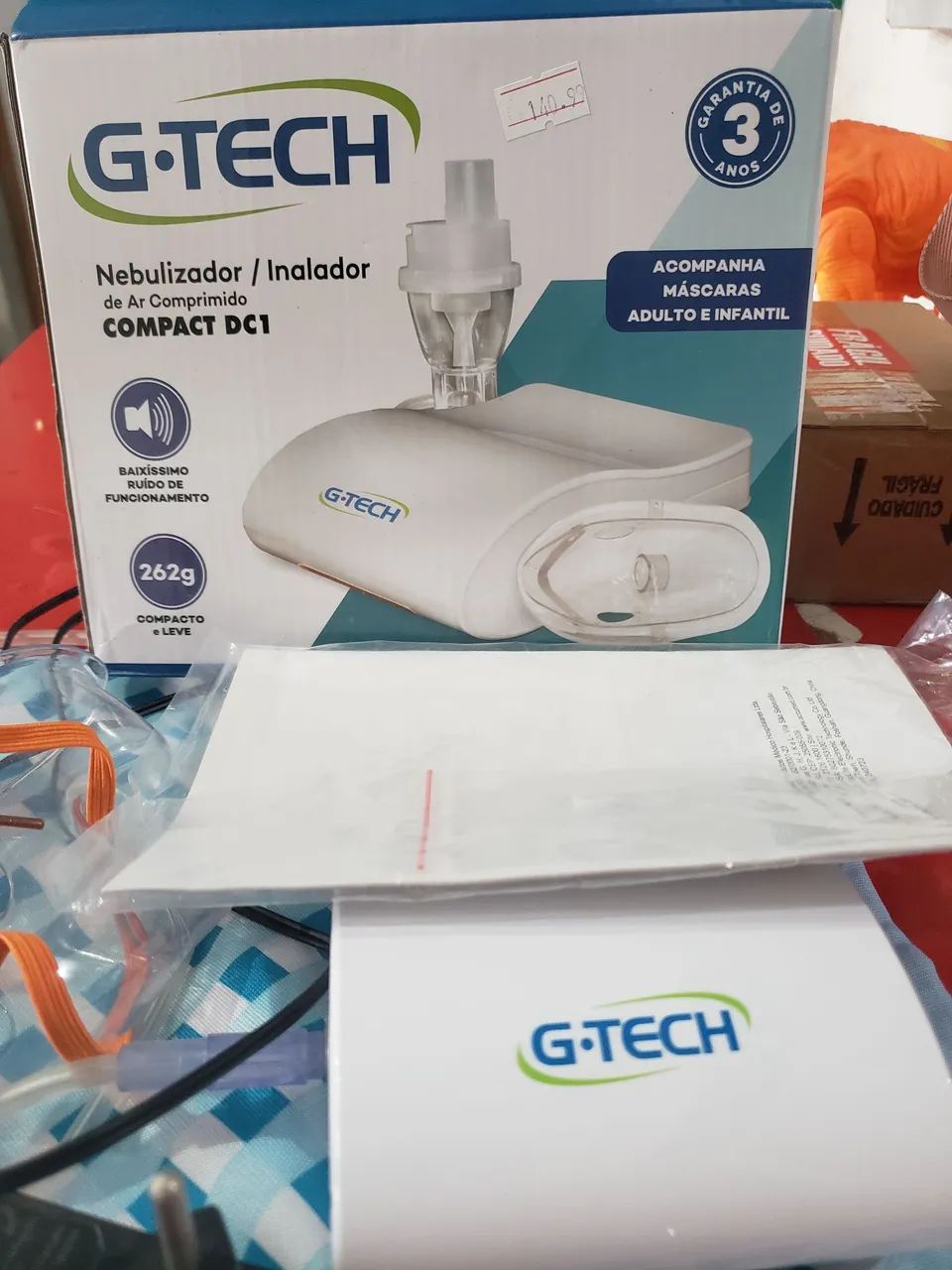 Nebulizador/ Inalador de ar comprimido