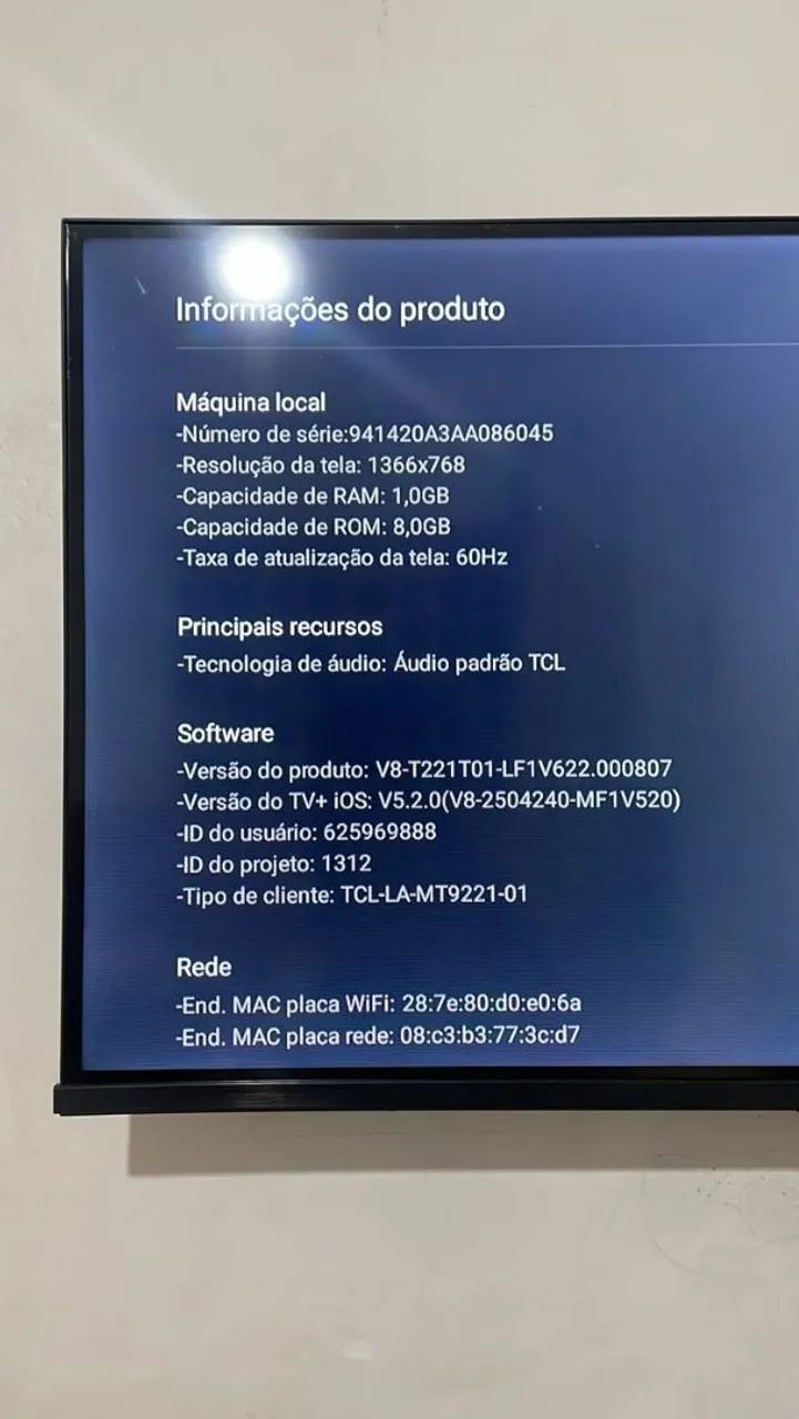 TV TCL smart  32polegadas - Foto 2