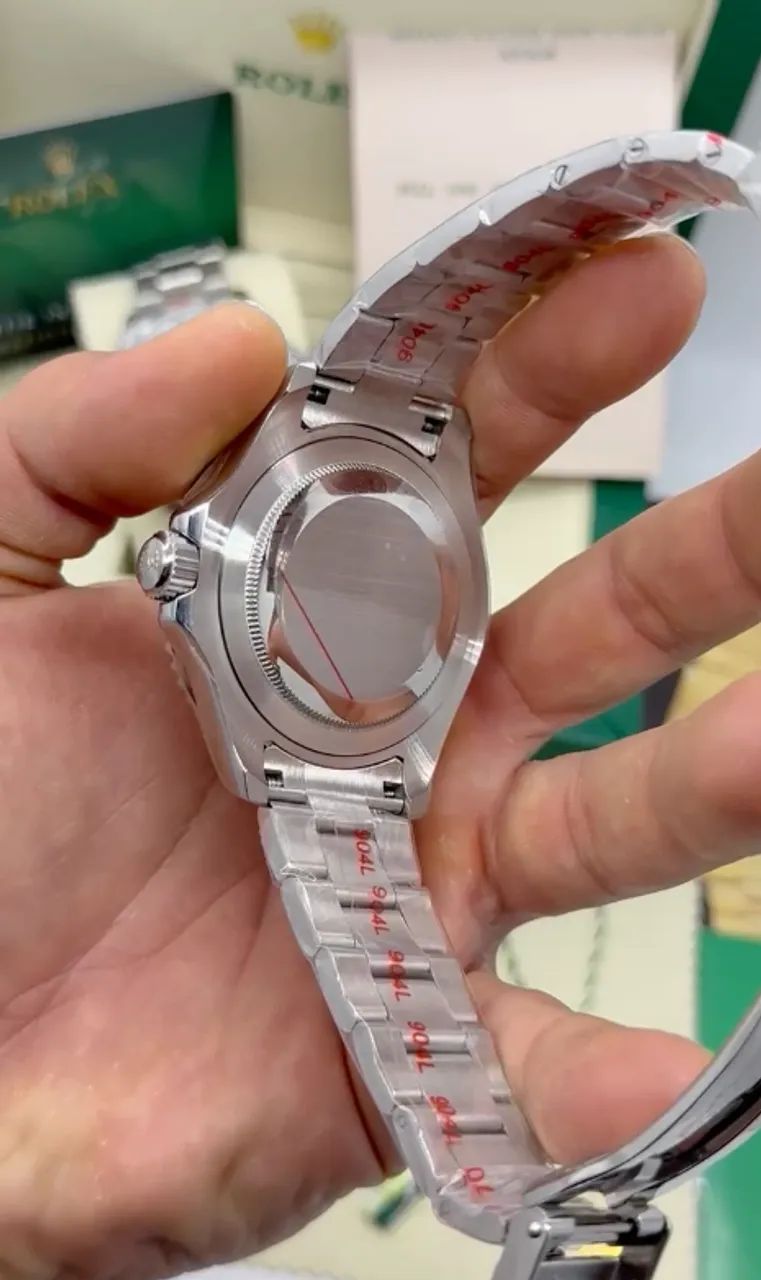 Rolex Yatch Master Automático Cinza - Foto 2