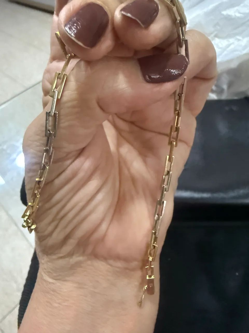 Pulseira de ouro 18k - Foto 2