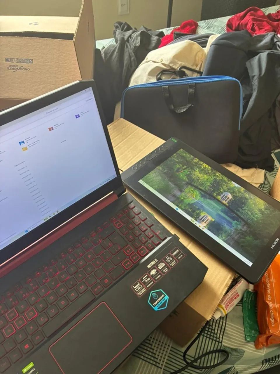 Mesa Digitalizadora Huion Kamvas 13 com Tela Full HD - Foto 3
