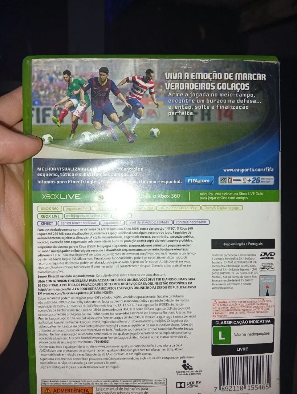 Disco original do FIFA 14 para Xbox 360  - Foto 2