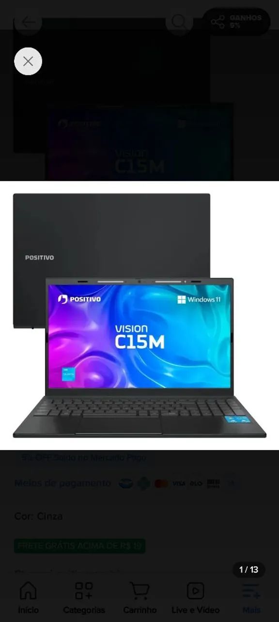 Vendo notebook, mouse e assessórios  - Foto 3