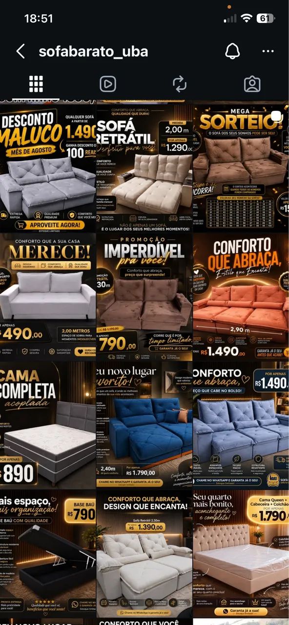 Direto da fábrica para sua casa 