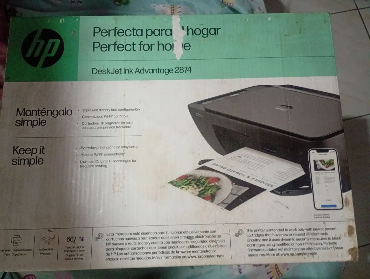Máquina de tirar xerox c wi-fi e bluetooth.