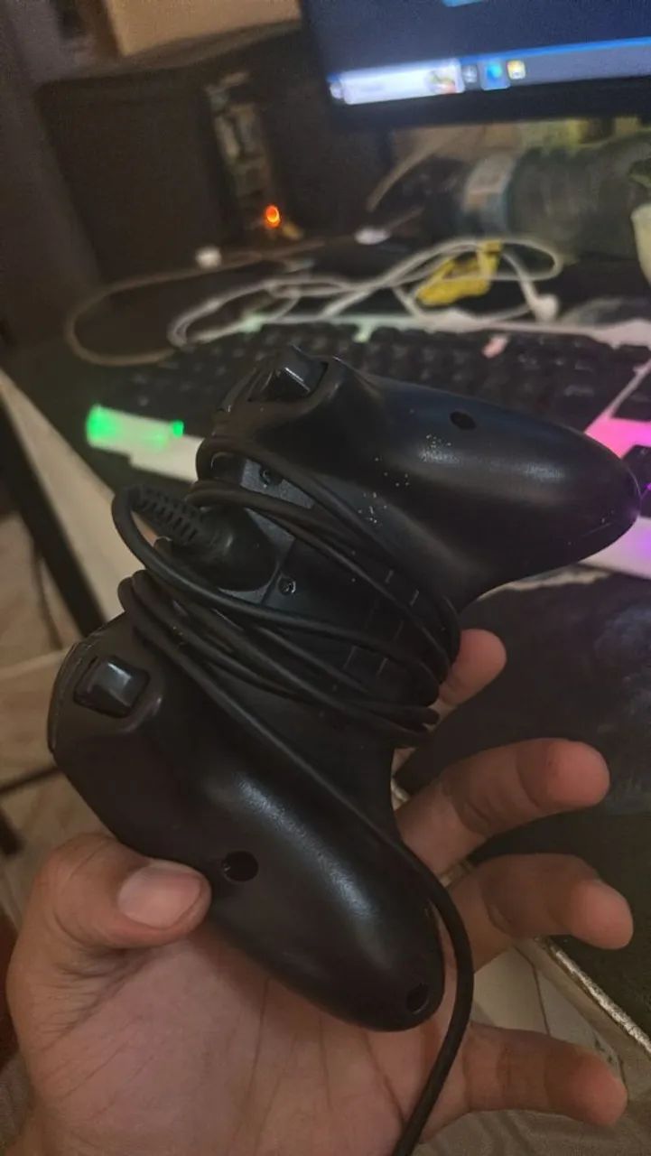 Controles xbox 360 com cabo