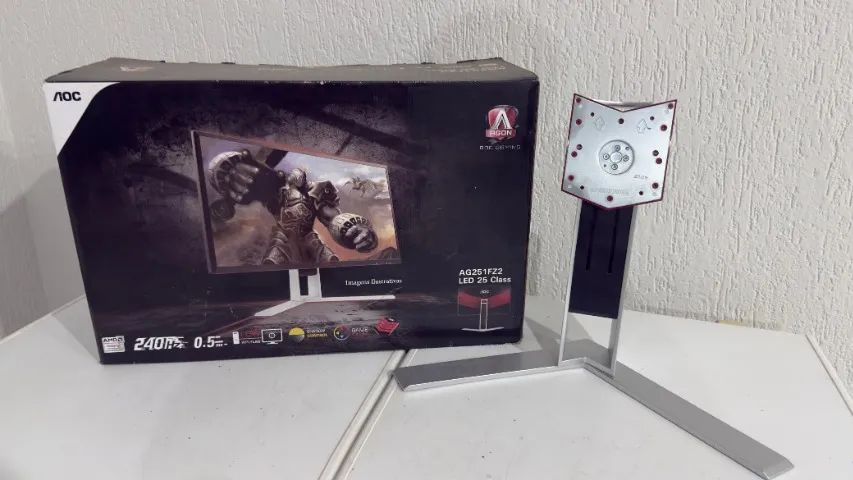 Monitor Agon 24.5" 240hz 0,5 ms e com Caixa (Unico Dono e Sem Detalhe) - Foto 3