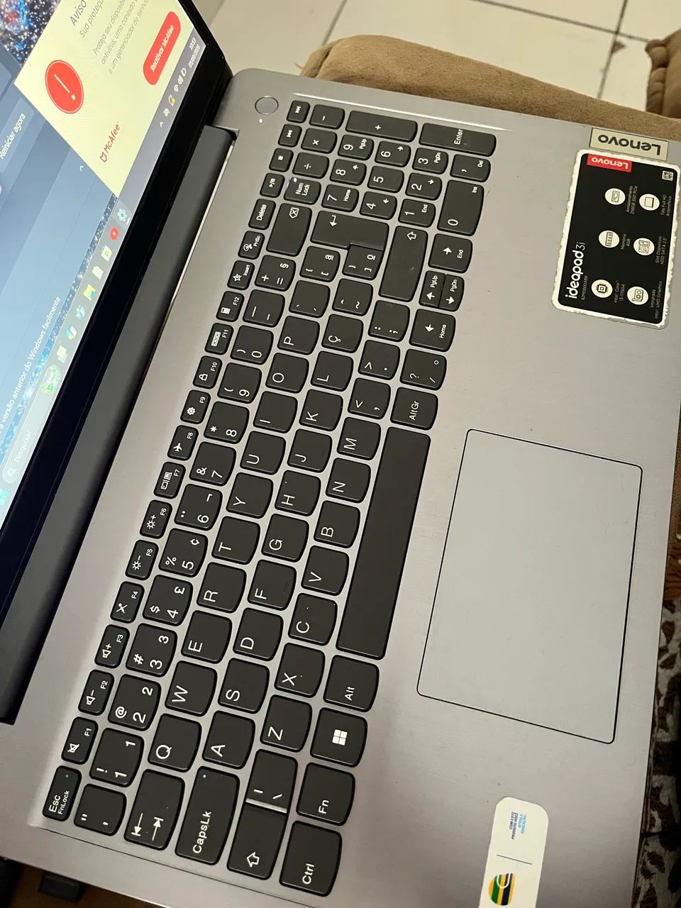 VENDO Notebook Lenovo IdeaPad 3i ? i3 11ª Geração | SSD 256GB  