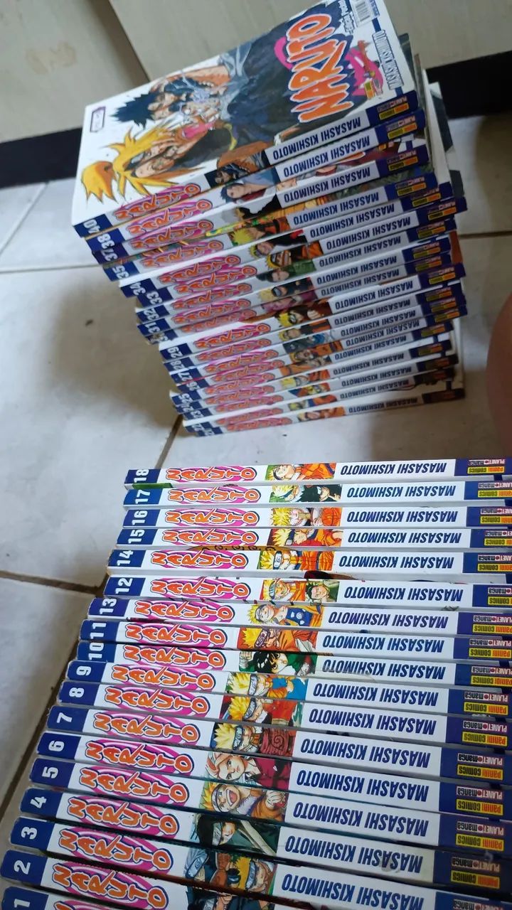 Coleção Naruto Pocket Vol.1 ao 40 (entre em contato para detalhes