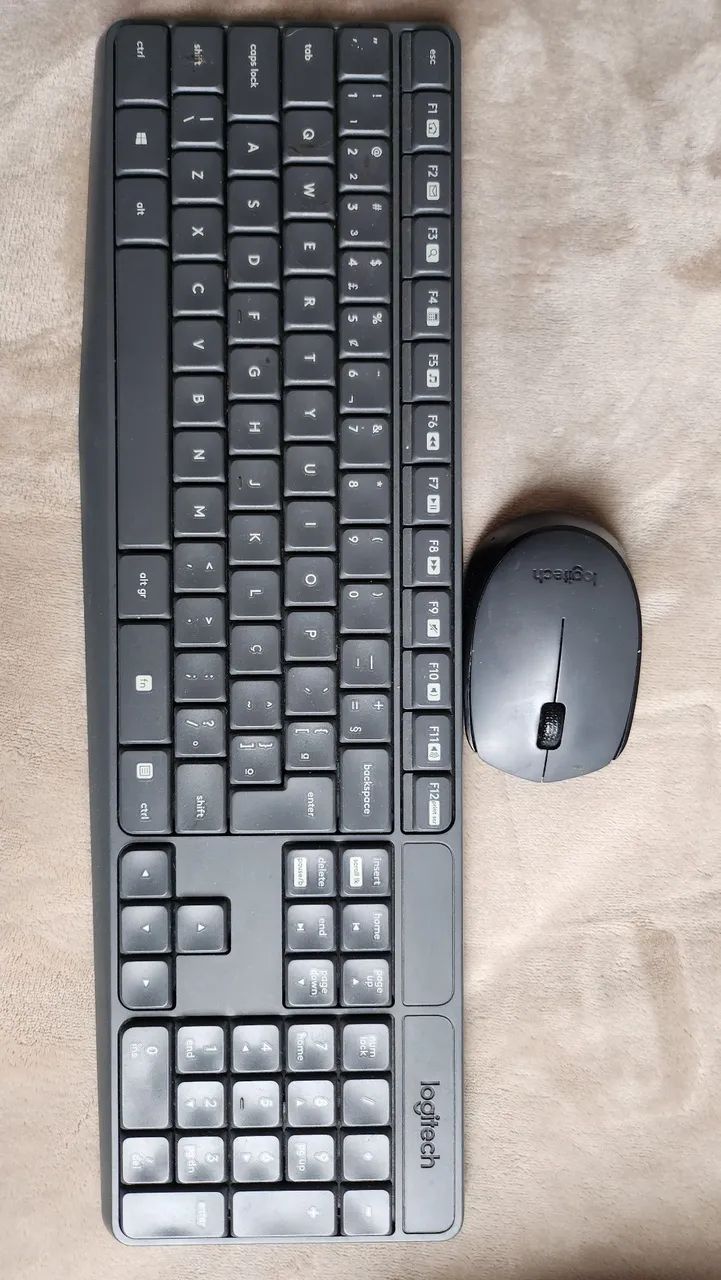 Teclado e Mouse Logitech