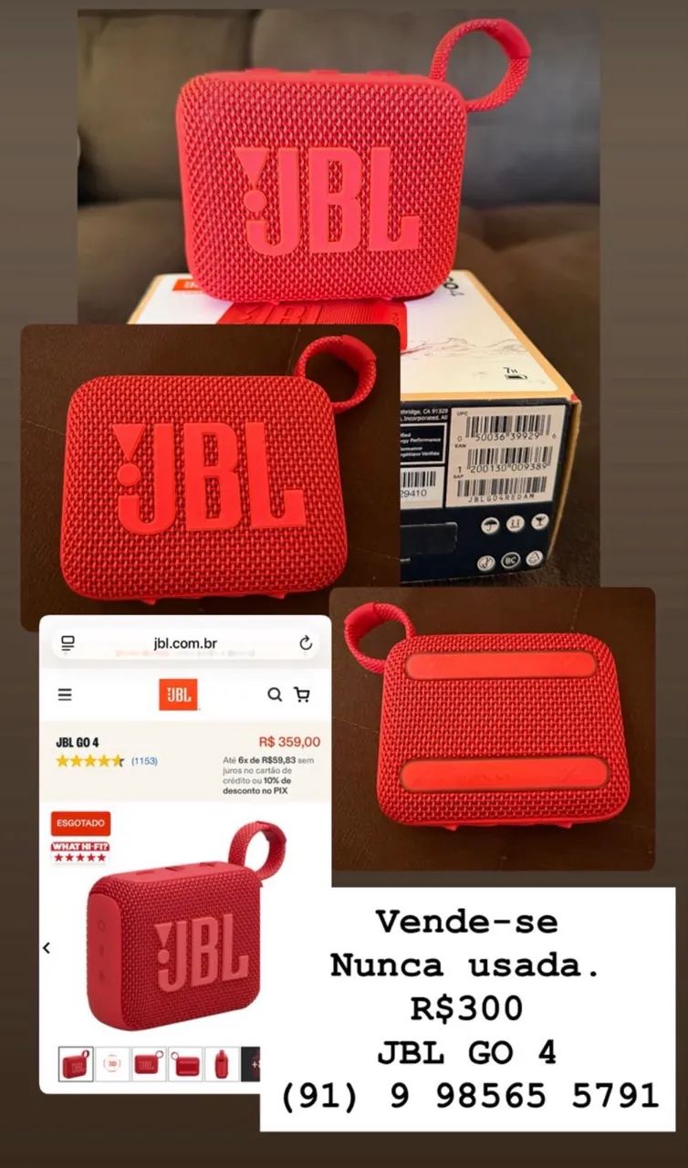 JBL GO 4 - NUNCA USADA - Foto 2