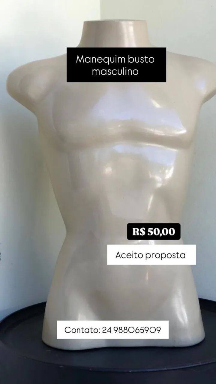 Manequins de Vitrine -  Masculino e Perna Masculina