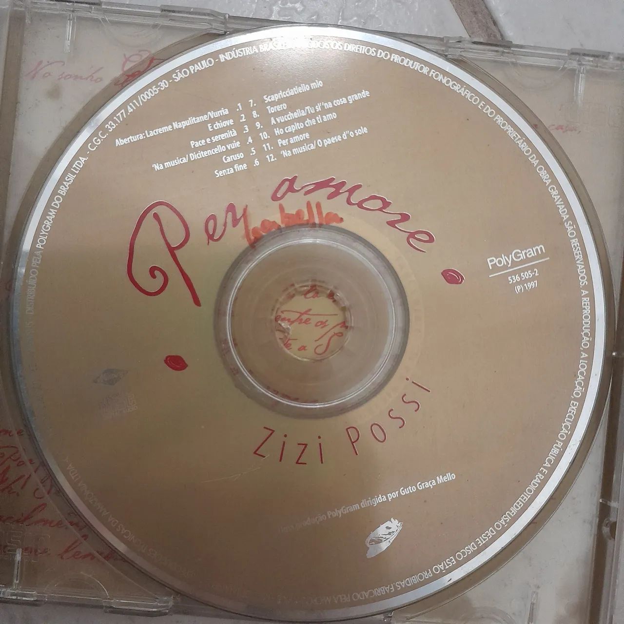 CD Zizi Possi. Per amore