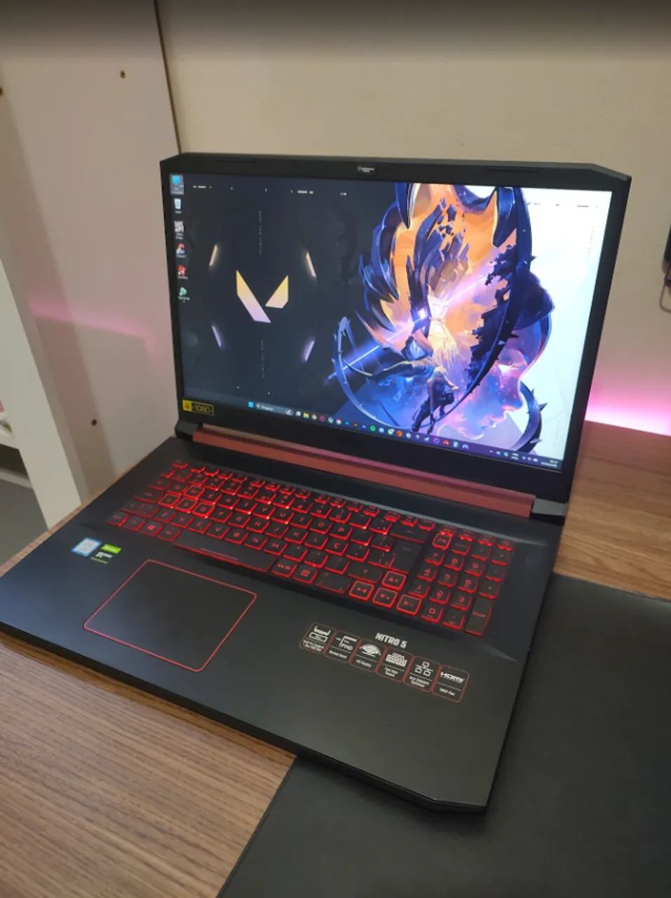 Notebook Gamer Nitro 5 32GB RAM 2TB HD + 500GB NVMe GTX 1650 Intel i5 