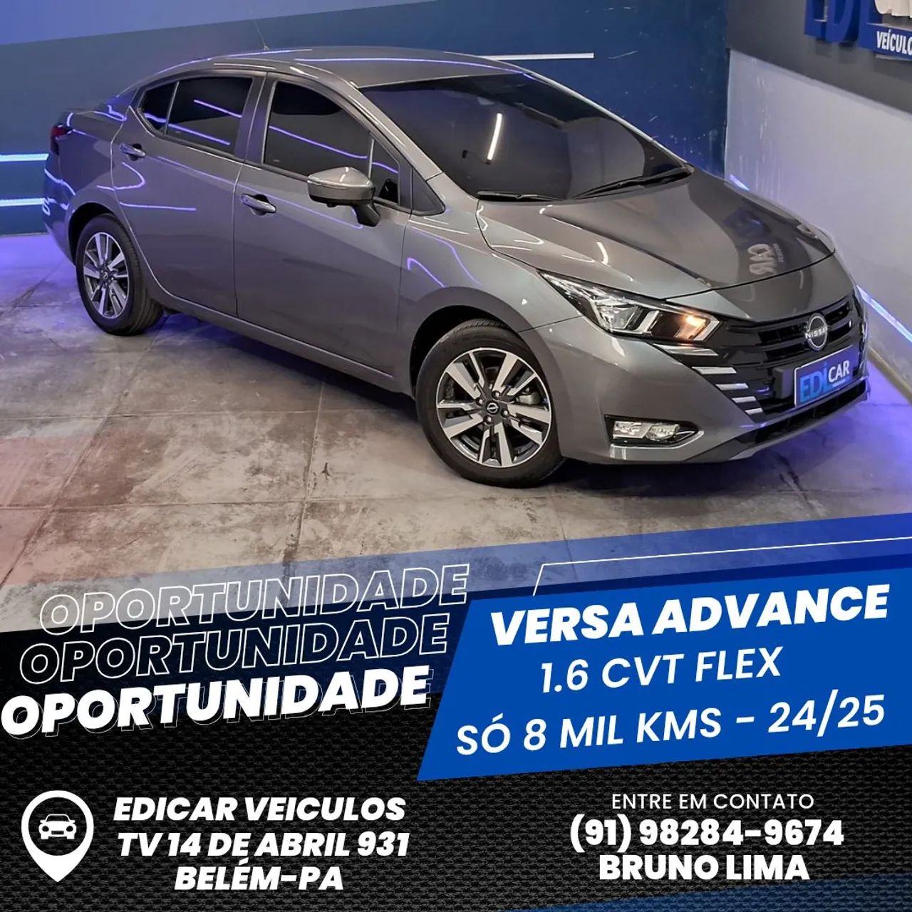 Nissan Versa Advance 1.6 16V Flex AUT 2025