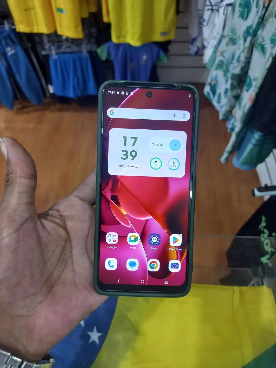 MOTOROLA MOTO G54 5G COM (NFC) INTERNET 5G ANDROID 15 LEITOR DE QR-CODE E BIOMETRIA 