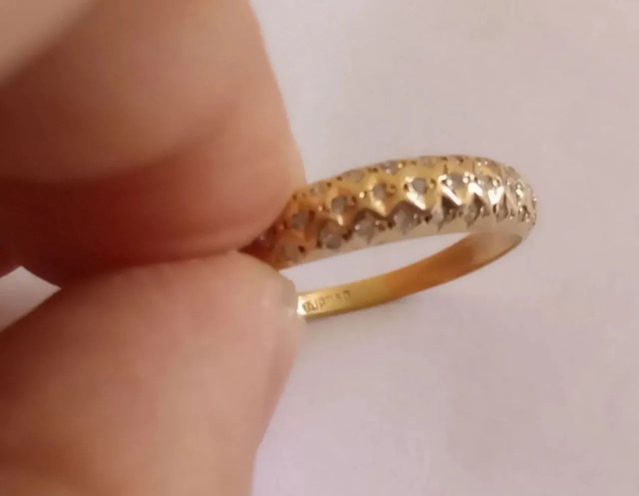 Anel de ouro 18k, modelo aparador - jóia de ouro 18k - Foto 3