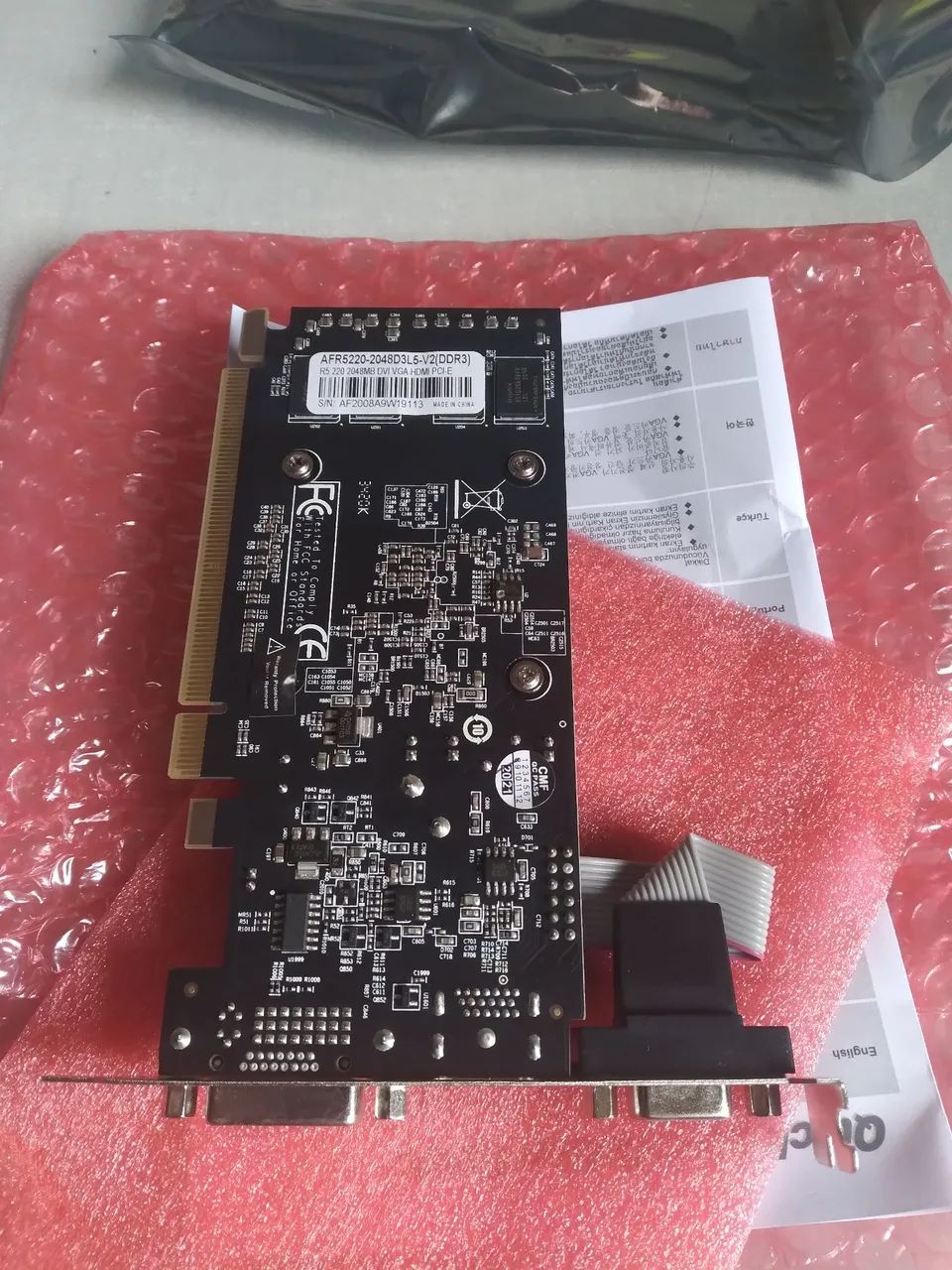 Placa de vídeo afox radeon R220 - Foto 5