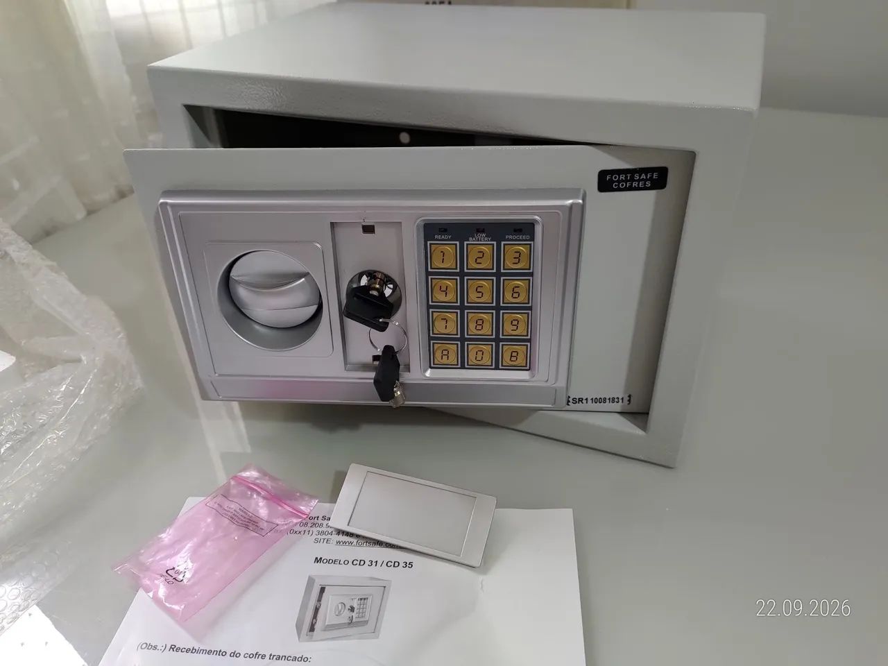 Cofre Eletrônico Digital (Produto Novo) - Foto 4