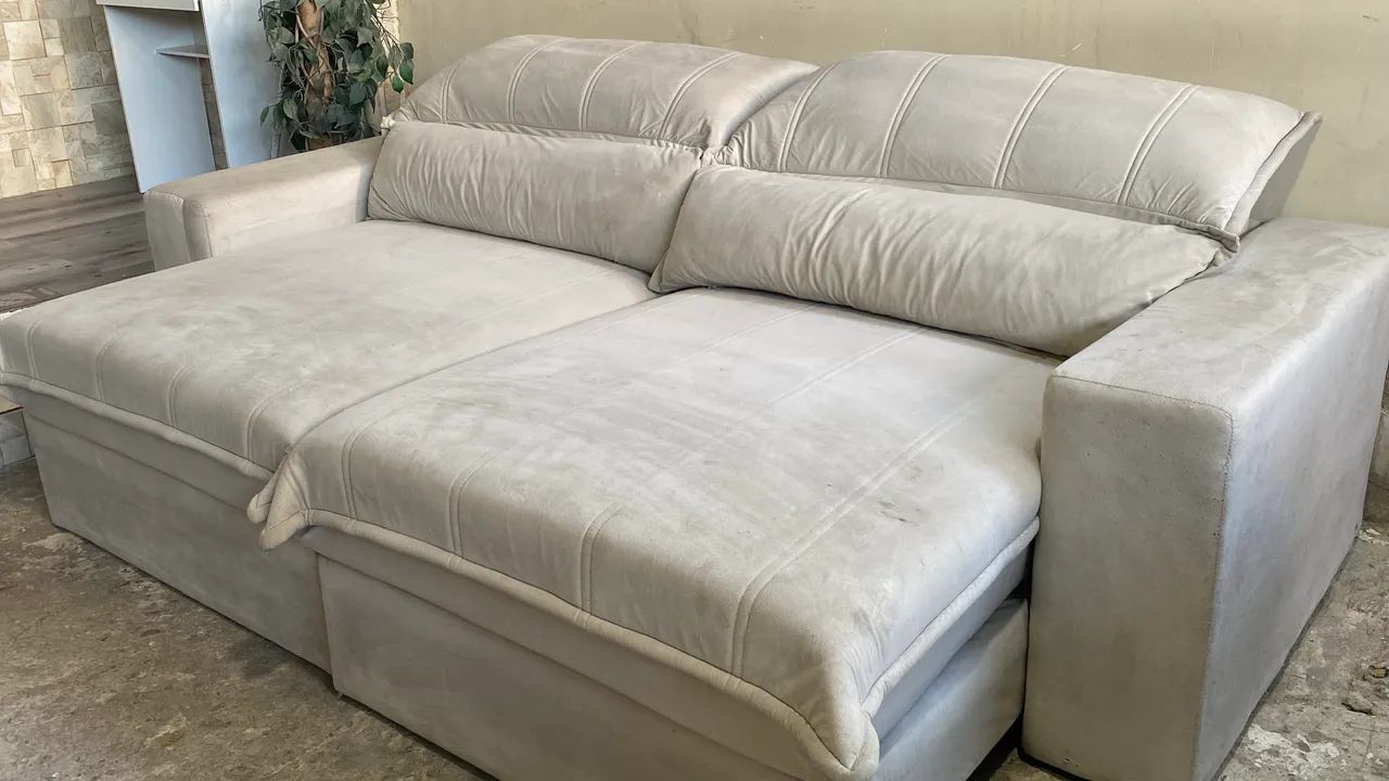 Sofá retrátil reclinável 2,50m Sonoshow  - Foto 3