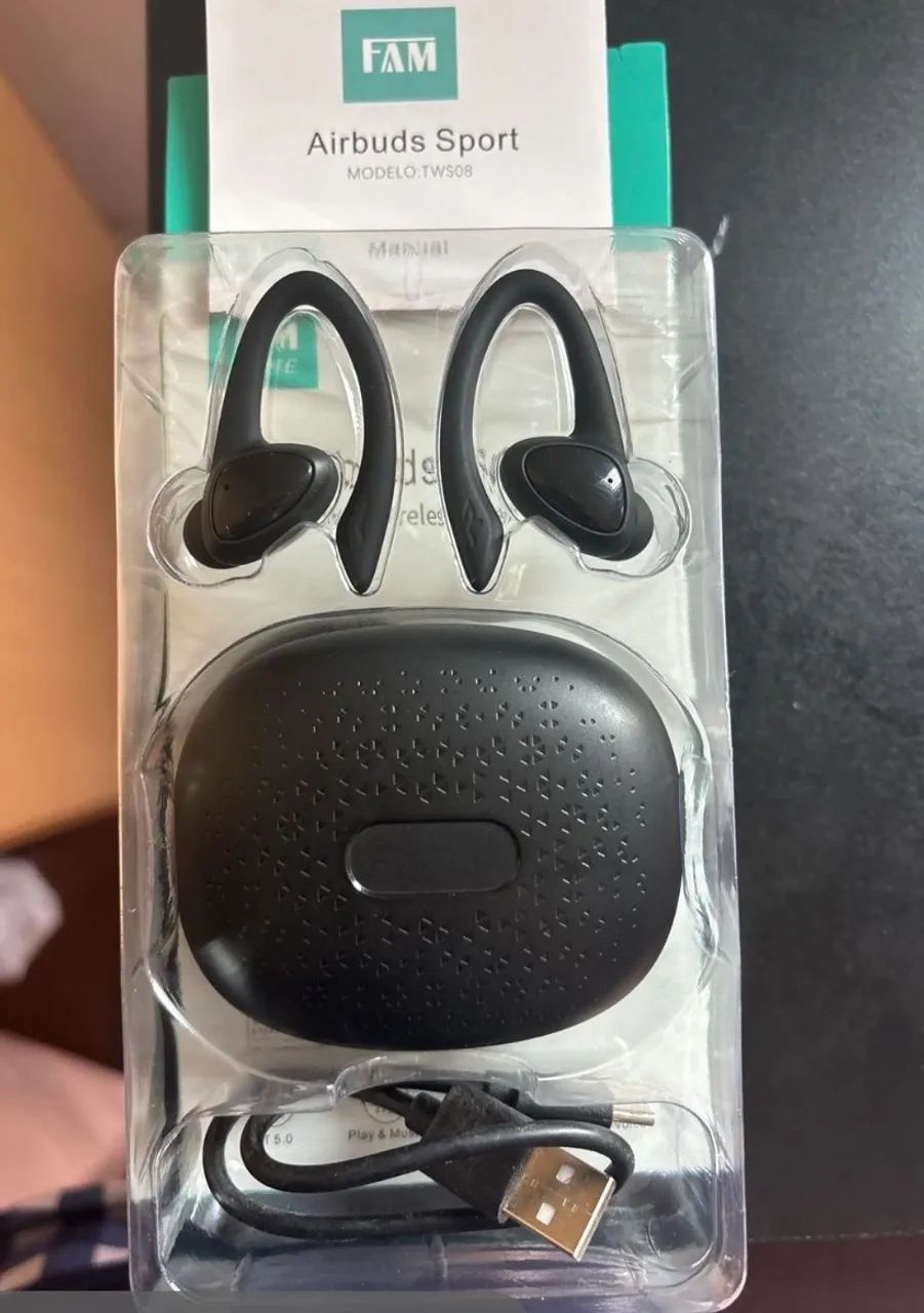 fone de ouvido fam airbuds sport tws08 - Foto 3