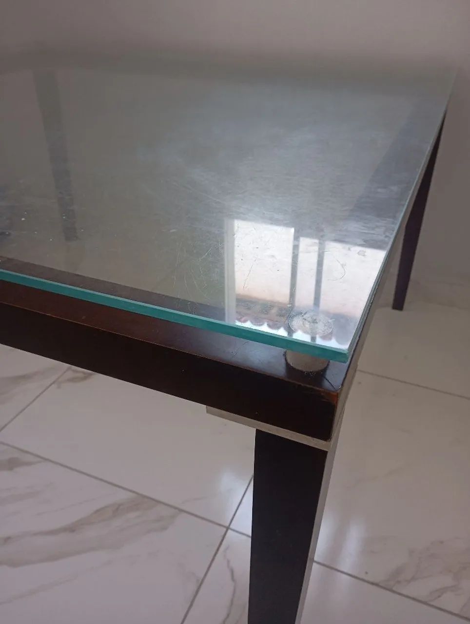 Mesa de jantar mesa de vidro - Foto 2