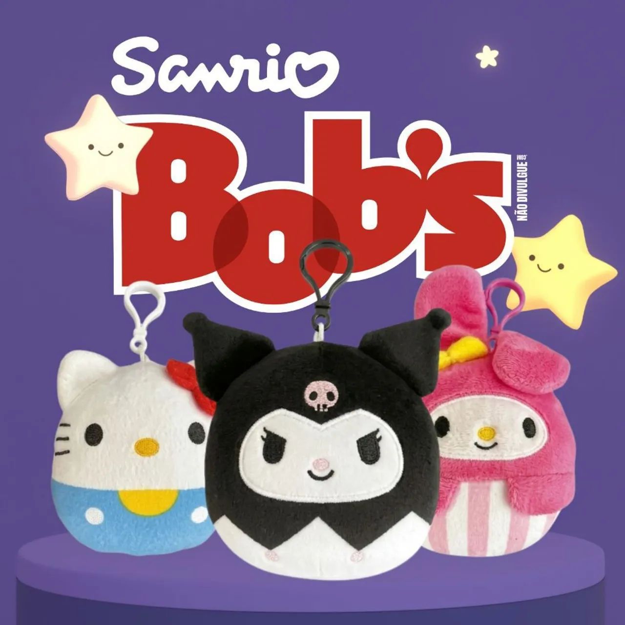 Chaveiro Hello Kitty Coleção Bob's 2026 - Foto 2