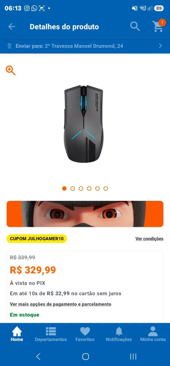 Mouse Gamer Machenike M72 - Foto 4